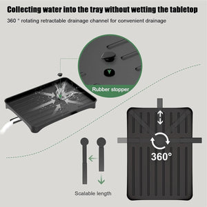 🧼 Estante Organizador y Escurridor de Platos 4 en 1 – Ahorra Espacio y Mantén tu Cocina Impecable